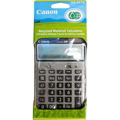 CANON RECYCLED MATERIAL CALCULATOR HS-20TG